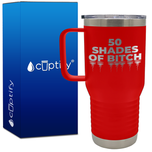 Fifty Shades of Bitch 20oz Travel Mug