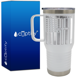 One Nation Under God 20oz 4th of July Travel Mug