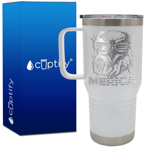 Merica Eagle 20oz 4th of July Travel Mug