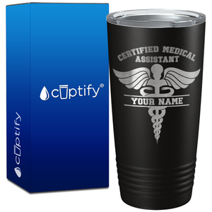 Personalized CMA Certified Medical Assistant on 20oz Tumbler