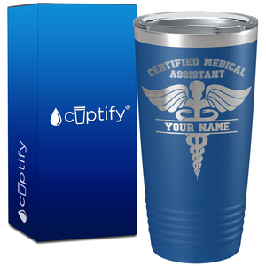 Personalized CMA Certified Medical Assistant on 20oz Tumbler