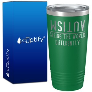 Seeing the World Differently Autism on 20oz Tumbler