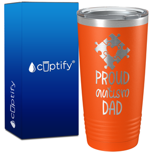 Proud Autism Dad on 20oz Tumbler