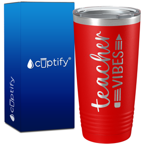 Teacher Vibes on 20oz Tumbler