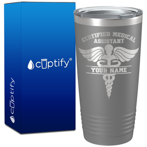 Personalized CMA Certified Medical Assistant on 20oz Tumbler