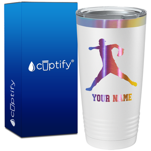 Personalized Baseball Pitcher Player on 20oz Tumbler