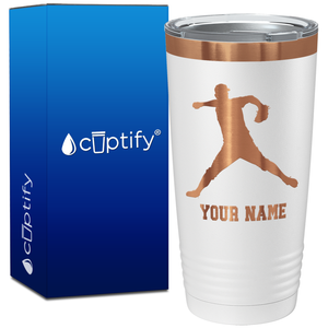 Personalized Baseball Pitcher Player on 20oz Tumbler