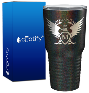 Personalized Eagle Engraved on 30oz Tumbler