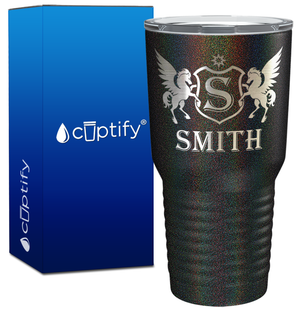 Personalized Pegasus Engraved on 30oz Tumbler