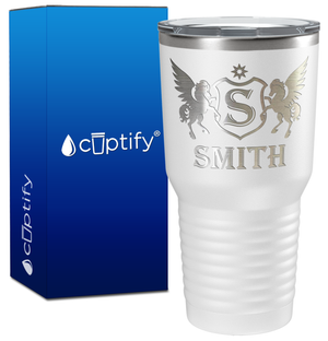 Personalized Pegasus Engraved on 30oz Tumbler