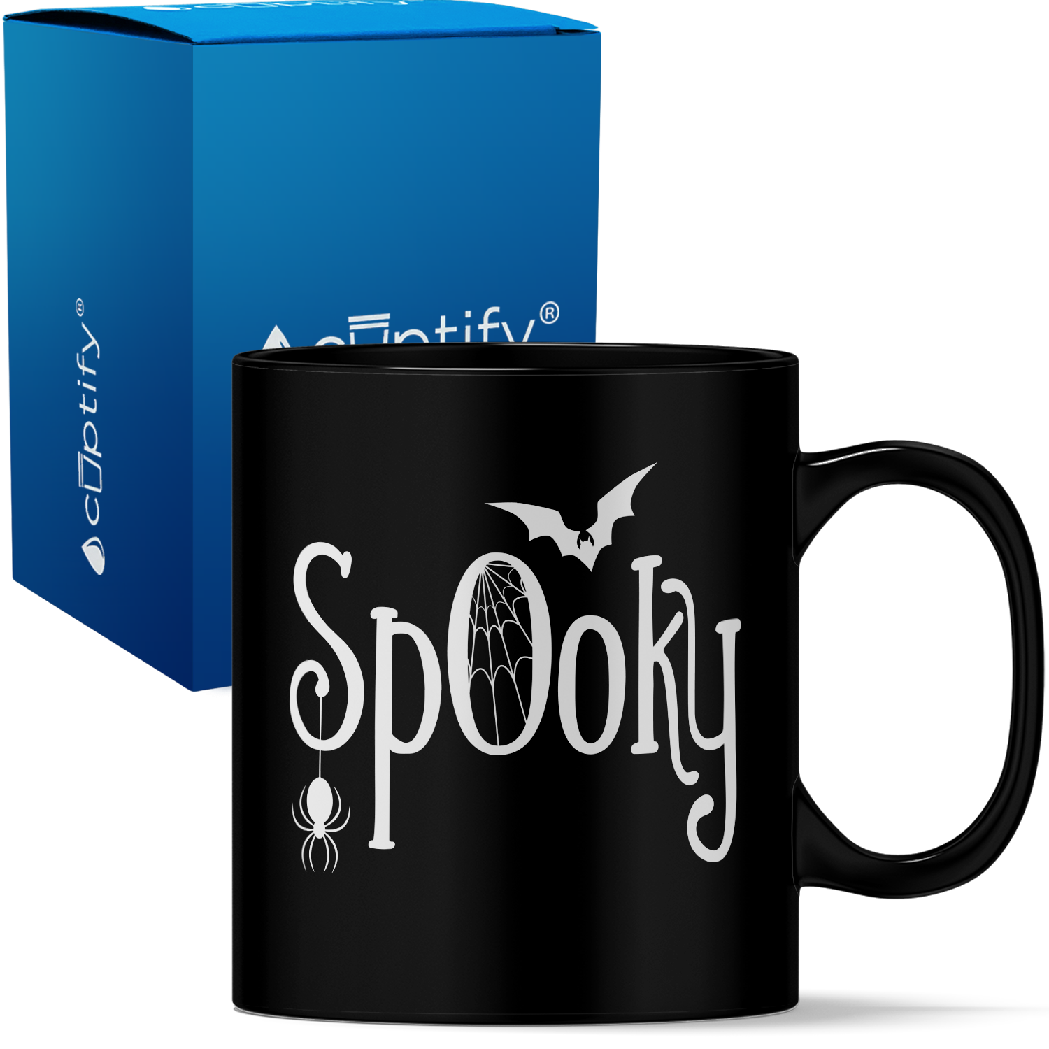 Spooky Black 11oz Halloween Coffee Mug