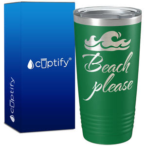 Beach Please 20oz Tumbler