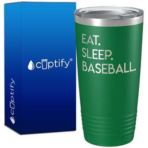 Eat Sleep Baseball on 20oz Tumbler