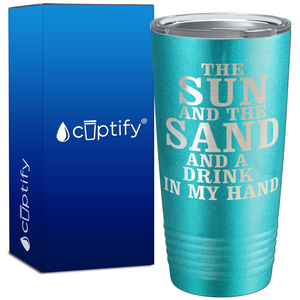The Sun and the Sand 20oz Beach Tumbler