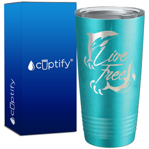 Live Free 20oz Beach Life Tumbler