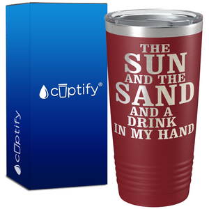 The Sun and the Sand 20oz Beach Tumbler