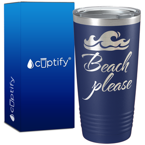 Beach Please 20oz Tumbler