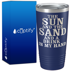The Sun and the Sand 20oz Beach Tumbler