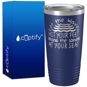 Let the Waves 20oz Beach Life Tumbler