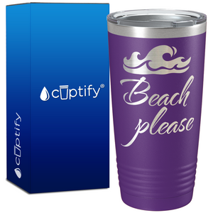 Beach Please 20oz Tumbler