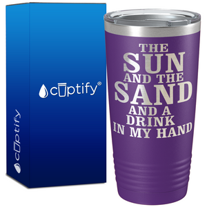 The Sun and the Sand 20oz Beach Tumbler