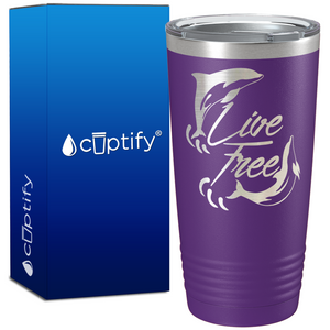 Live Free 20oz Beach Life Tumbler