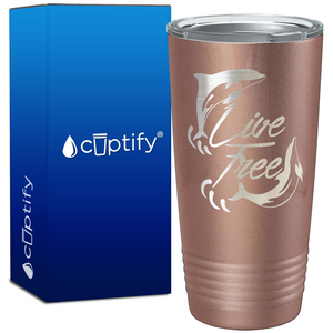 Live Free 20oz Beach Life Tumbler