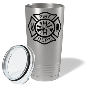 Fire Department Badge 20oz Stainless Firefighter Tumbler