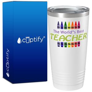 The World's Best Teacher on 20oz Tumbler