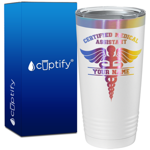 Personalized CMA Certified Medical Assistant on 20oz Tumbler