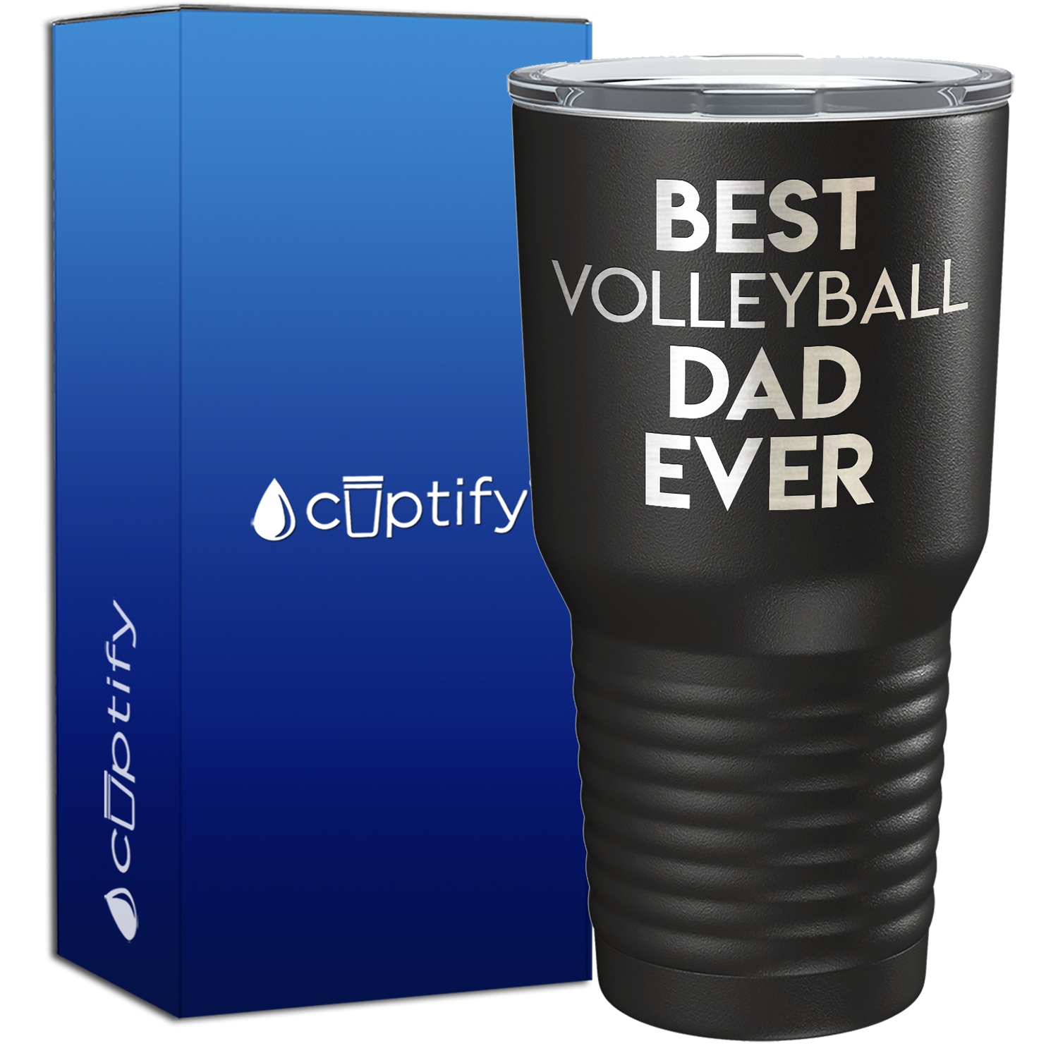 Best Volleyball Dad Ever 30oz Stainless Steel Tumbler