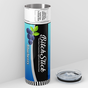 Bitch Stick Blackberry Lip Balm 20oz Skinny Funny Tumbler