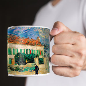 Van Gogh White House at Night 11oz Ceramic Coffee Mug