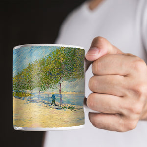 Van Gogh By the Seine 1887 11oz Ceramic Coffee Mug