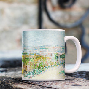 Van Gogh Montmartre, behind the Moulin de la Galette 11oz Ceramic Coffee Mug