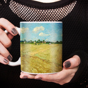 Van Gogh Ploughed fields 11oz Ceramic Coffee Mug