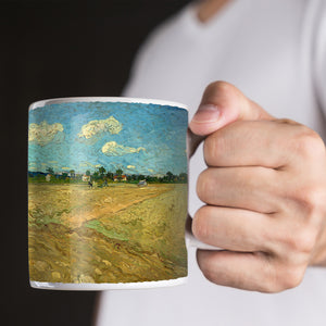 Van Gogh Ploughed fields 11oz Ceramic Coffee Mug
