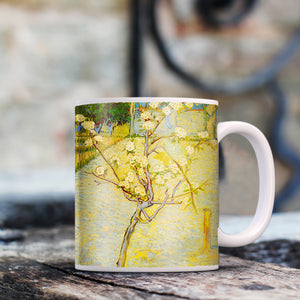 Van Gogh Small pear tree in blossom 11oz Ceramic Coffee Mug