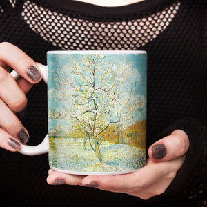 Van Gogh The Pink Peach Tree 11oz Ceramic Coffee Mug