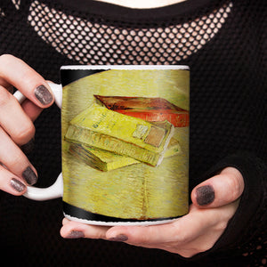 Van Gogh Three Books 11oz Ceramic Coffee Mug