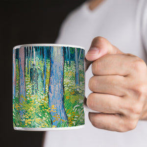Van Gogh Undergrowth with Two Figures 11oz Ceramic Coffee Mug