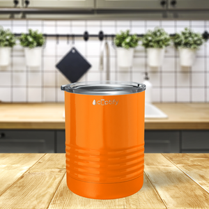 Orange Bright Gloss 10oz Lowball Tumbler