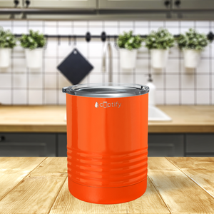 Orange Gloss 10oz Lowball Tumbler