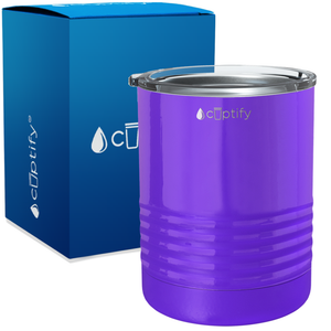 Purple Gloss 10oz Lowball Tumbler