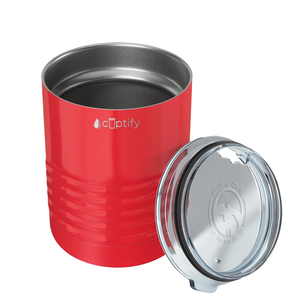 Red Gloss 10oz Lowball Tumbler