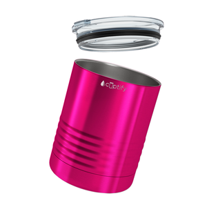 Pink Translucent 10oz Lowball Tumbler