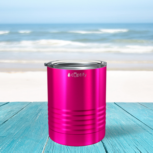 Pink Translucent 10oz Lowball Tumbler