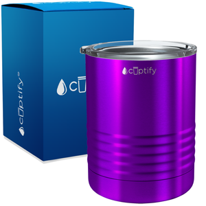 Purple Translucent 10oz Lowball Tumbler