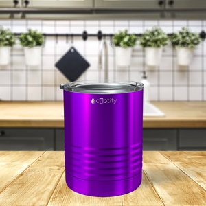 Purple Translucent 10oz Lowball Tumbler
