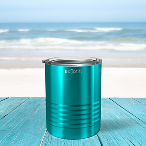 Teal Translucent 10oz Lowball Tumbler